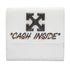 Off White Quote Logo White Jitney French Purse